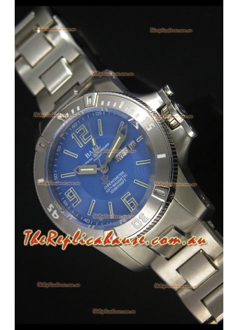 Ball Hydrocarbon Spacemaster Automatic Replica Day Date Watch in Blue Dial - Original Citizen Movement 