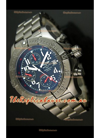 Breitling Skyland Avenger Swiss Replica Watch with PVD Coating - Mirror Replica