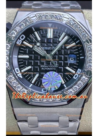 Audemars Piguet Royal Oak Offshore Diver 1:1 Mirror Swiss Replica Watch - Steel Strap