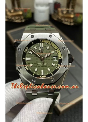 Audemars Piguet Royal Oak  1:1 Ultimate Swiss Replica Watch Green Dial Cal.4308 Movement