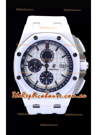 Audemars Piguet Royal Oak Offshore White Ceramic - Ultimate 1:1 3126 Movement