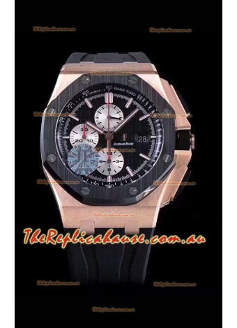 Audemars Piguet Royal Oak Offshore 44MM Pink Gold 1:1 Mirror 904L Steel Timepiece