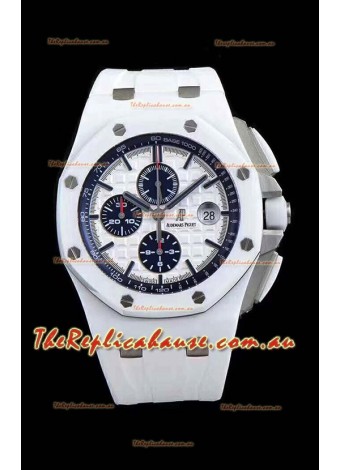 Audemars Piguet Royal Oak Offshore White Ceramic - Ultimate 1:1 3126 Movement