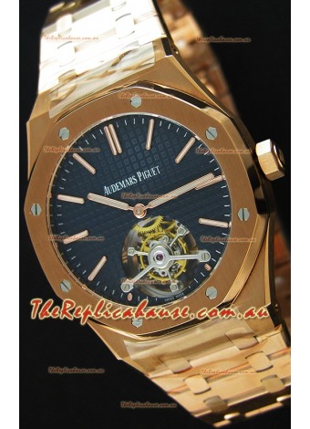 Audemars Piguet Royal Oak Tourbillon 41mm Extra-Thin Dark Blue Dial Watch  