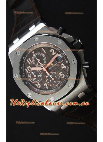 Audemars Piguet Royal Oak Offshore Brown Dial Chronograph 1:1 Mirror Replica Watch 