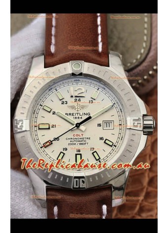 Breitling Chronometre COLT 41 White Dial Swiss Automatic Replica Watch