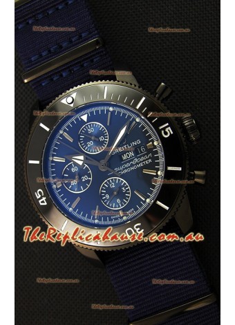 Breitling Superocean Heritage II Outerknown Blacksteel NATO Strap 1:1 Mirror Replica Watch 