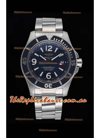 Breitling Superocean Automatic 44 Steel - Navy Blue Dial 1:1 Mirror Replica