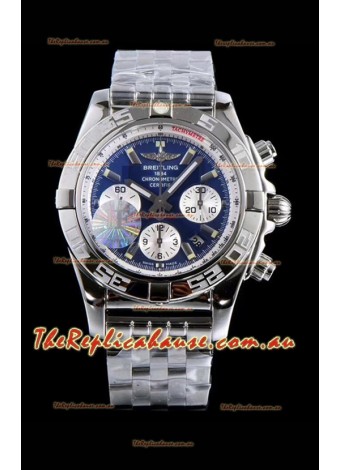 Breitling Chronomat B01 Blue Dial 904L Steel Swiss 1:1 Mirror Replica Timepiece