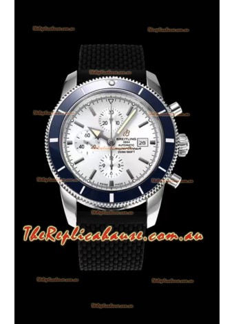 Breitling SuperOcean Heritage II 44MM White Dial Swiss Replica Timepiece 