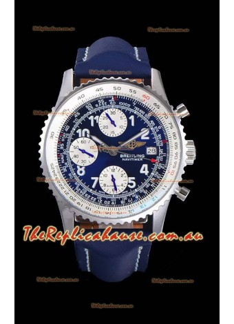 Breitling Navitimer Chronograph 41MM Swiss Replica Watch Blue Dial in 904L Steel Casing