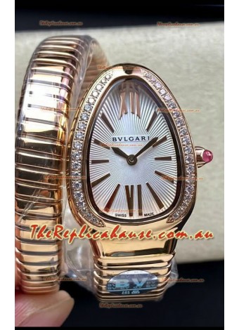 Bvlgari Serpenti Edition Rose Gold Casing Watch in 1:1 Mirror Quality