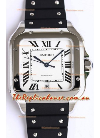 Santos De Cartier Stainless Steel Casing 1:1 Mirror Swiss Replica Watch 40MM