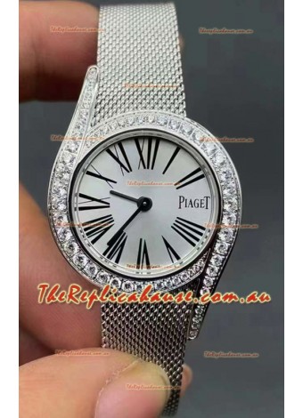 Piaget Limelight Gala Edition 1:1 Mirror Quality Swiss Quartz Watch in Mesh Strap