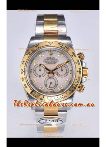Rolex Cosmograph Daytona M116503-0007 2 Tone Yellow Gold Original Cal.4130 Movement - 904L Steel Watch