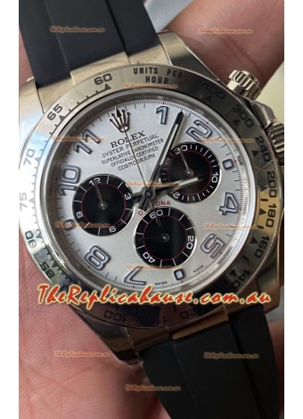 Rolex Cosmograph Daytona 116509 White Dial Cal.4130 Movement - 904L Steel Watch