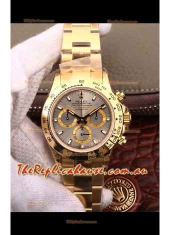 Rolex Cosmograph Daytona 116508 Yellow Gold Original Cal.4130 Movement - 904L Steel Watch