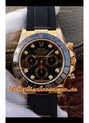 Rolex Cosmograph Daytona 116508 Yellow Gold Original Cal.4130 Movement - 904L Steel Watch