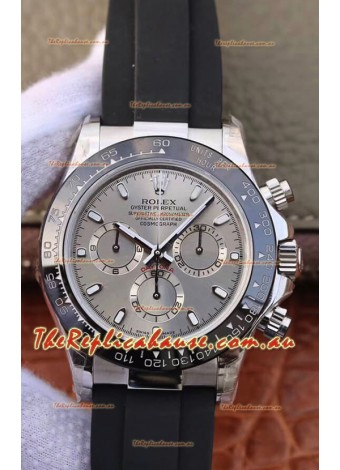 Rolex Cosmograph Daytona 116509 White Gold Original Cal.4130 Movement - 904L Steel Watch