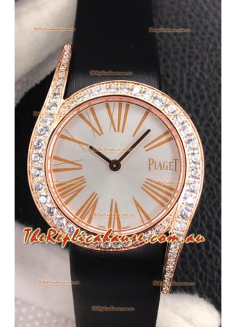 Piaget Limelight Gala Edition 1:1 Mirror Quality Swiss Quartz Replica Watch Rose Gold 