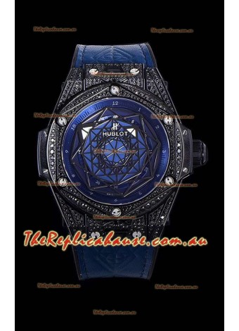 Hublot Big Bang One Click Sang Bleu 1:1 Mirror Replica in Ceramic Casing - 45MM