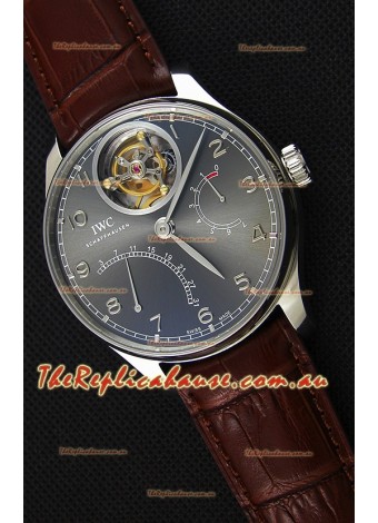 IWC Portugieser Tourbillon Mystere Retrograde Silver Dial UPDATED 2019 Version 