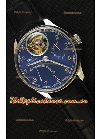 IWC Portugieser Tourbillon Mystere Retrograde Blue Dial UPDATED 2019 Version 
