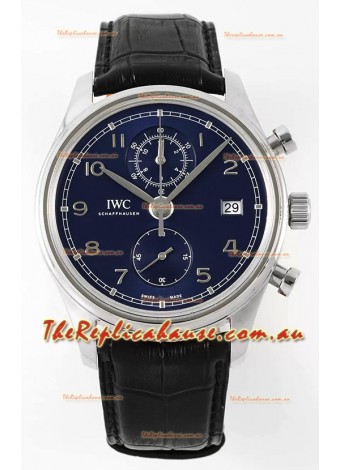 IWC Portugieser Chronograph Classic IW390303 Blue Dial Swiss Replica Watch