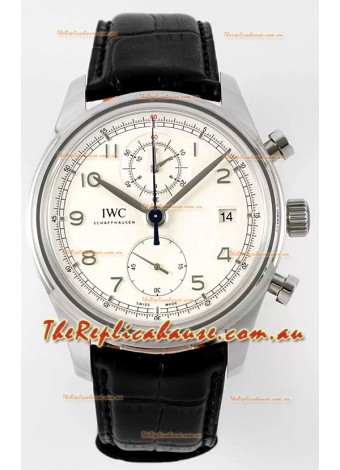 IWC Portugieser Chronograph Classic IW390403 White Dial Swiss Replica Watch