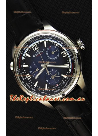 Jaeger-LeCoultre Polaris Geographic Steel Case Swiss Replica Watch - 904847J