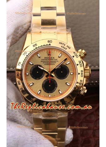 Rolex Cosmograph Daytona 116508 Yellow Gold Original Cal.4130 Movement - 904L Steel Watch
