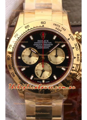 Rolex Cosmograph Daytona 116508 Yellow Gold Original Cal.4130 Movement - 904L Steel Watch