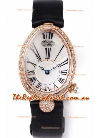Breguet Reine De Naples Ladies Rose Gold Swiss 1:1 Edition Replica Watch 