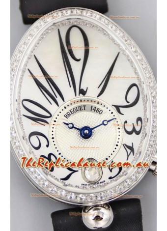 Breguet Reine De Naples Ladies Stainless Steel Swiss 1:1 Edition Replica Watch 