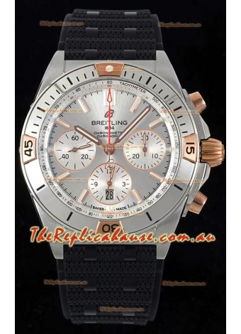 Breitling Chronomat B01 42 Edition Swiss 904L Steel Casing Silver Dial 1:1 Mirror Replica Watch