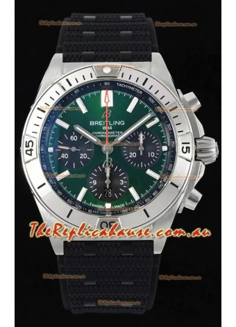 Breitling Chronomat B01 42 Edition Swiss 904L Steel Casing Green Dial 1:1 Mirror Replica Watch