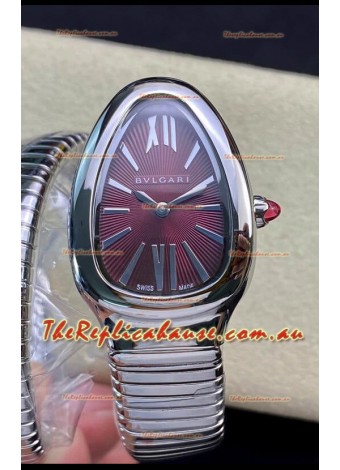Bvlgari Serpenti Edition Stainless Steel Replica Watch in 1:1 Mirror Quality