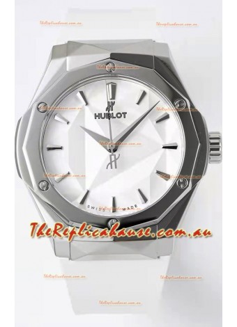 Hublot Classic Fusion Orlinski King 40MM Edition White Dial Swiss Replica Watch