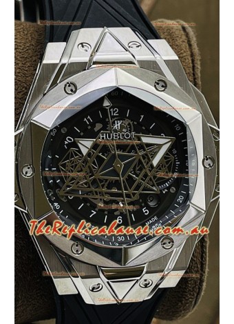 Hublot Big Bang UNICO Sang Bleu II Stainless Steel 1:1 Mirror Quality Swiss Replica Watch 