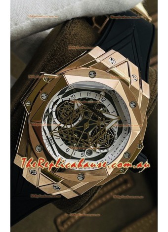 Hublot Big Bang UNICO Sang Bleu II Rose Gold 1:1 Mirror Quality Swiss Replica Watch 