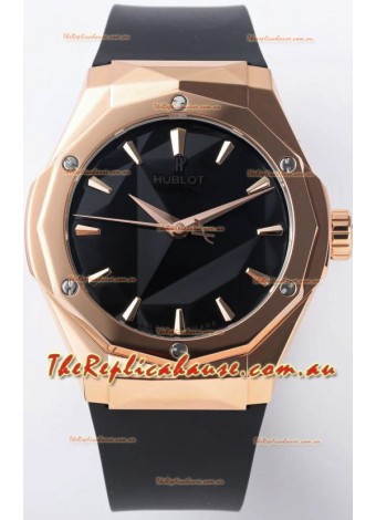 Hublot Classic Fusion Orlinski King Gold 40MM Edition Black Dial Swiss Replica Watch