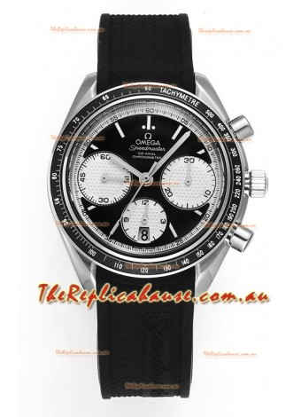 Omega Speedmaster Racing 904L Steel Chronograph 1:1 Mirror Replica in Black Dial