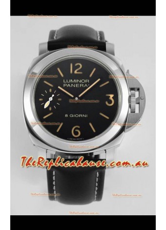 Panerai Luminor 8 Giorni PAM00915 Black Dial in 1:1 Mirror Quality - 904L Steel 