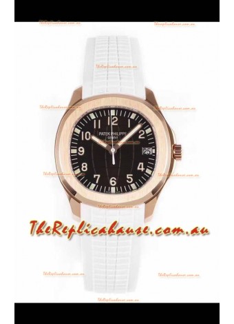 Patek Philippe Aquanaut 5167R Rose Gold 1:1 Mirror Replica Watch - Black Dial
