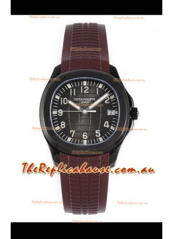 Patek Philippe Aquanaut 5167 Black Venom Edition 1:1 Mirror Replica Watch - Brown Strap