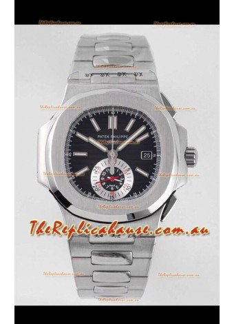 Patek Philippe Nautilus 5980/1A 904L Steel Case in Black Dial - 1:1 Mirror Replica