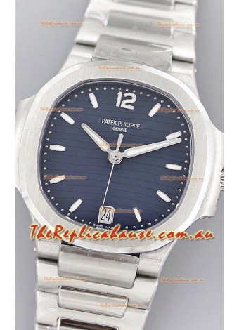 Patek Philippe Nautilus 7118/1A Blue Dial 1:1 Mirror Swiss Replica Watch in 904L Steel 