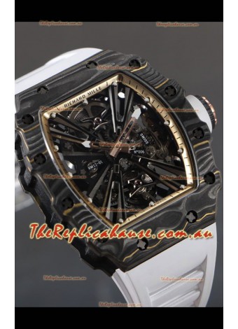 Richard Mille RM12-01 Carbon Fiber Case Genuine Tourbillon Movement 1:1 Mirror Replica Watch