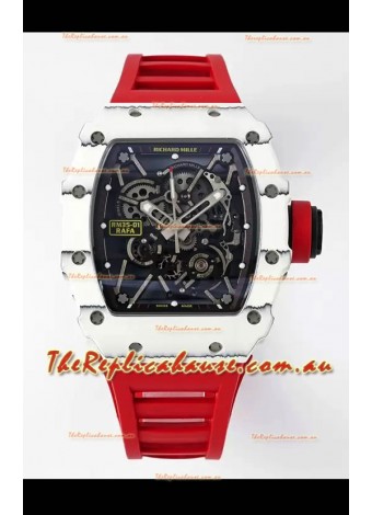 Richard Mille RM35-01 Rafael Nadal Carbon Fiber Casing with Genuine Tourbillon Super Clone Watch 