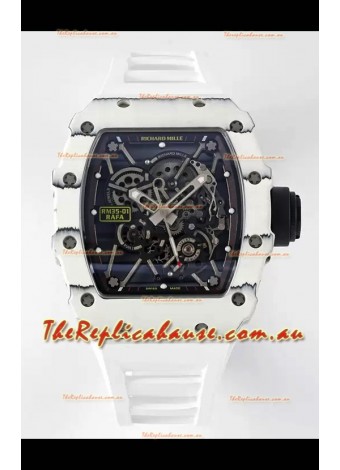 Richard Mille RM35-01 Rafael Nadal Carbon Fiber Casing with Genuine Tourbillon Super Clone Watch 
